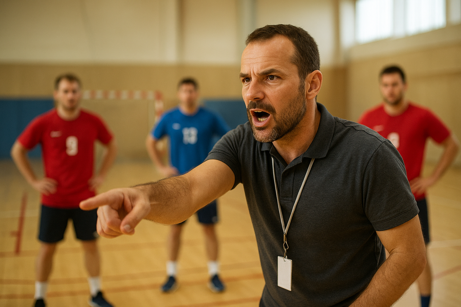 entraineur en seance